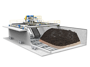 崗南鏈板式翻拋發(fā)酵系統(tǒng)